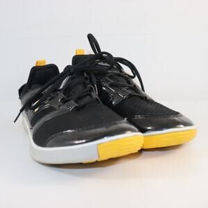 TRUE Linkswear Golf Shoes | Men’s Size 9.5 | Black with Yellow Spikeless Sole